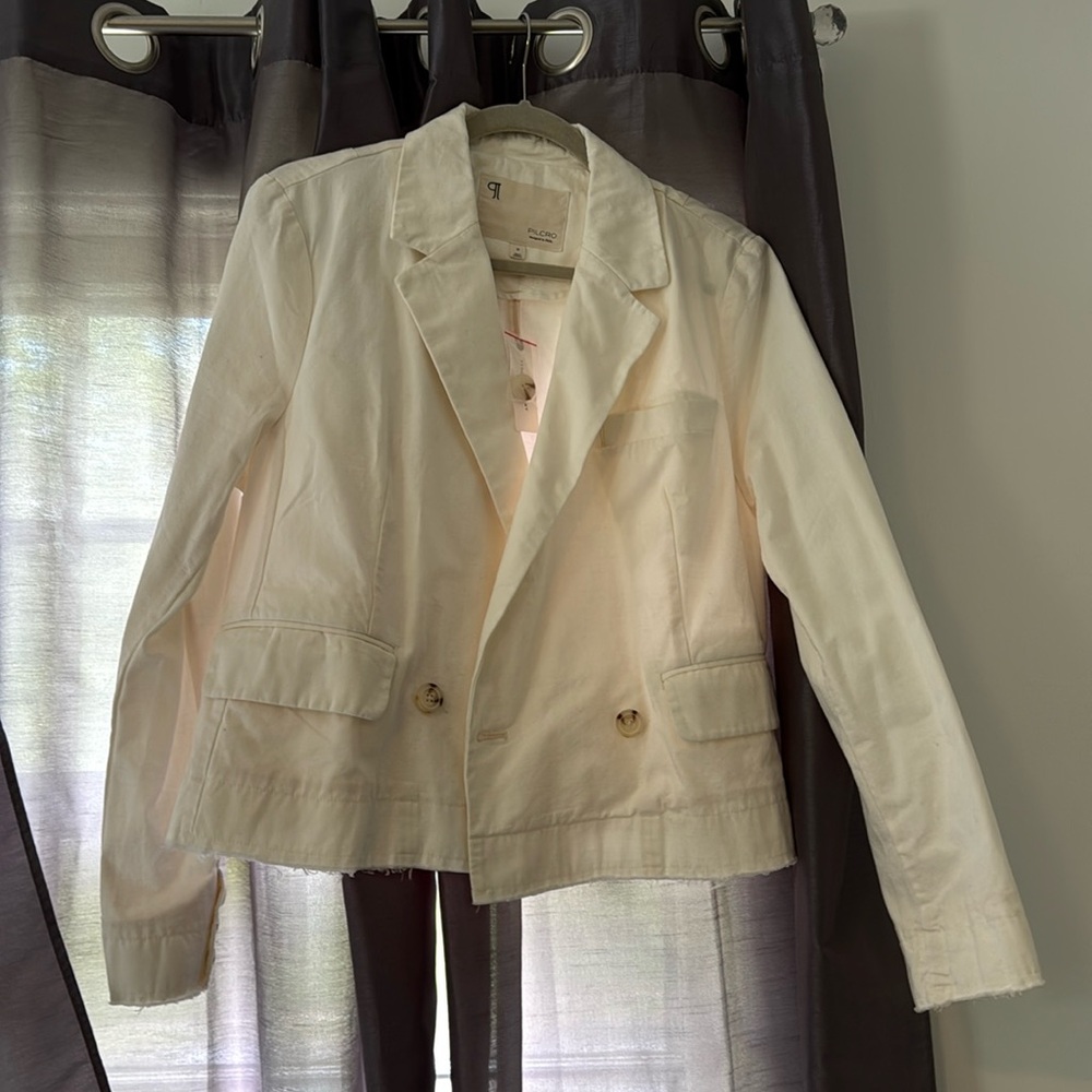 Pilcro Raw Edged Cotton Jacket